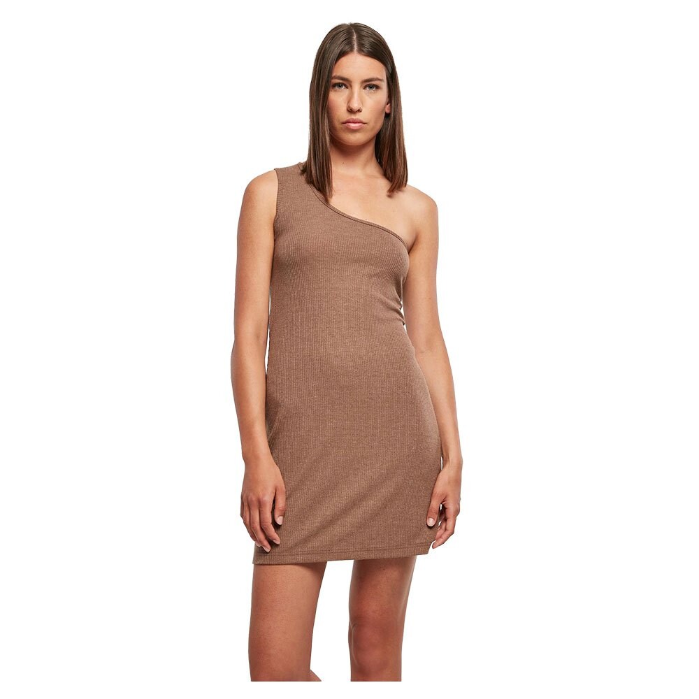 

Короткое платье Urban Classics One Shoulder, зеленый