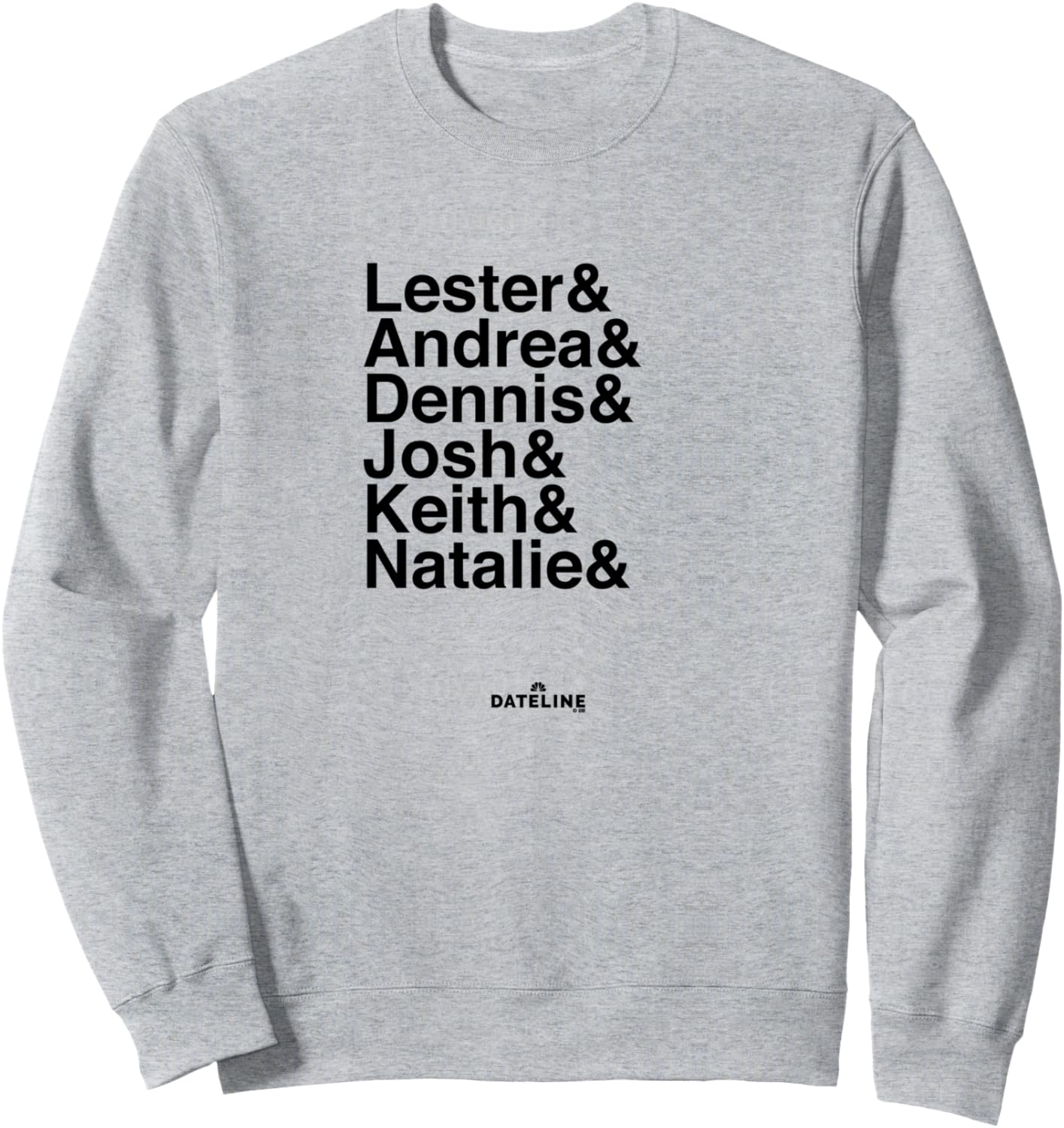 

DATELINE Корреспондент Ampersand Толстовка Nbc, серый