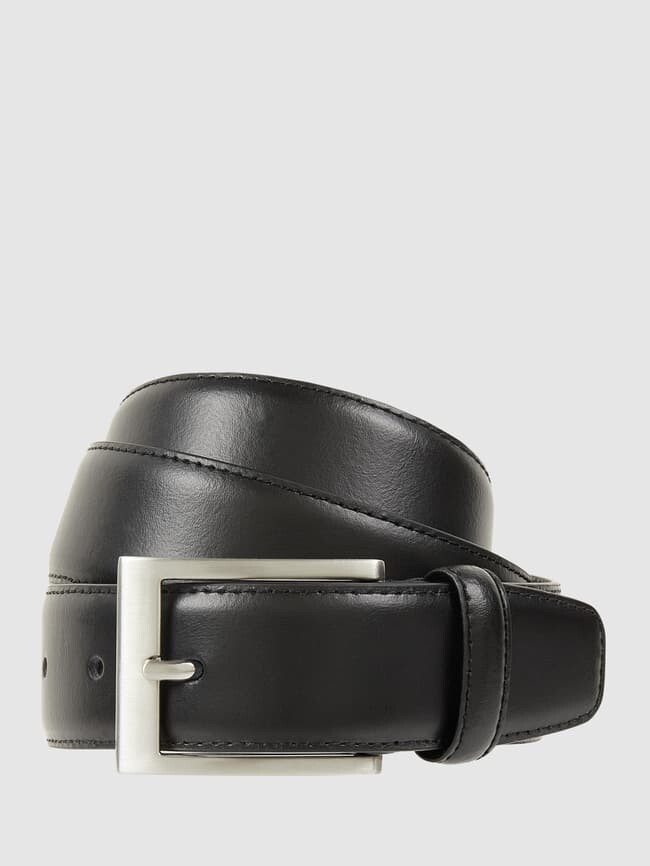 

Кожаный ремень Pierre Cardin, черный