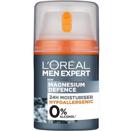 

L'Oreal Men Expert Увлажняющий крем для чувствительной кожи с магнием и гиалуроновой кислотой 50 мл, L'Oreal