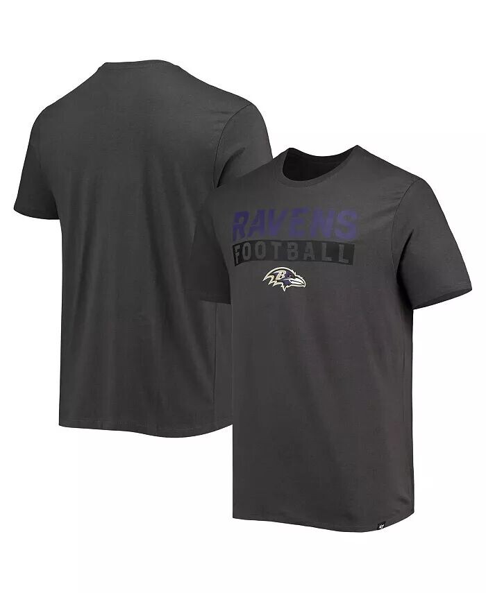 

Мужская футболка Baltimore Ravens Dark Ops Super Rival '47 Charcoal '47 Brand
