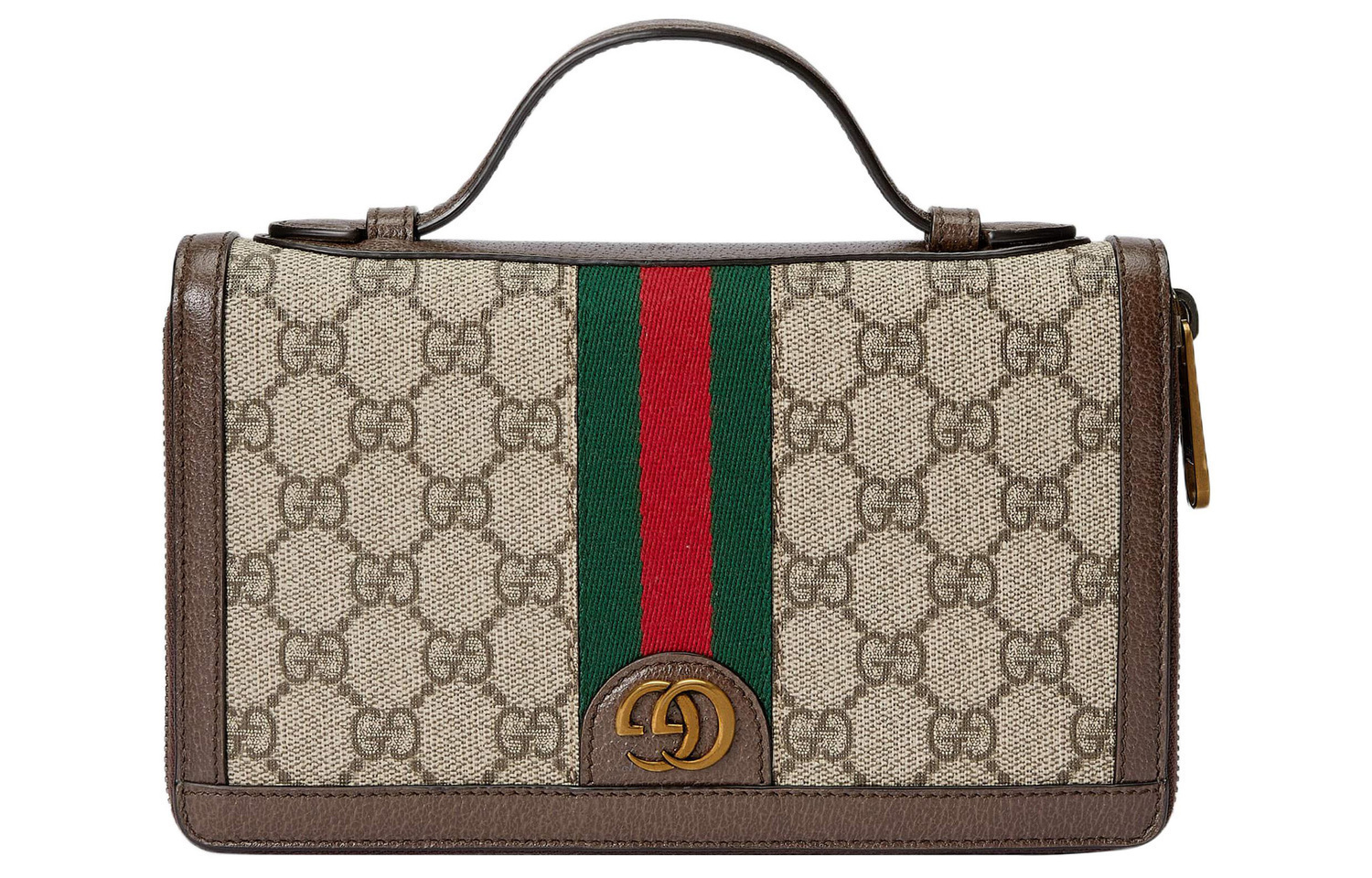 Сумка дорожная Gucci Ophidia из канваса с отделкой из кожи — фото 3