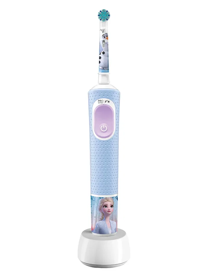 Электрическая зубная щетка Oral-B Vitality Pro 103 Frozen голубой — фото 2