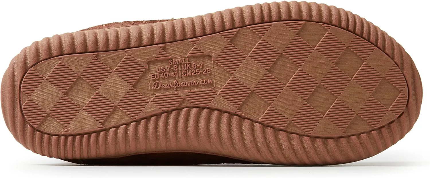 Мужские домашние тапочки Dearfoams с мемори-пенной стелькой Brixen, высокие до щиколотки - Подарки для мужчин — фото 3