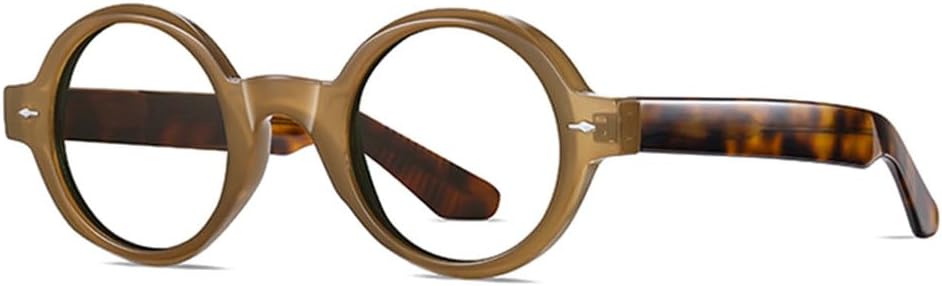 

Ретро круглые панк-солнцезащитные очки для мужчин, модные прозрачные очки для женщин, роскошные солнцезащитные очки с заклепками, защита от УФ-излучения UV400 HVTVTLA, Tea Leopard Clear