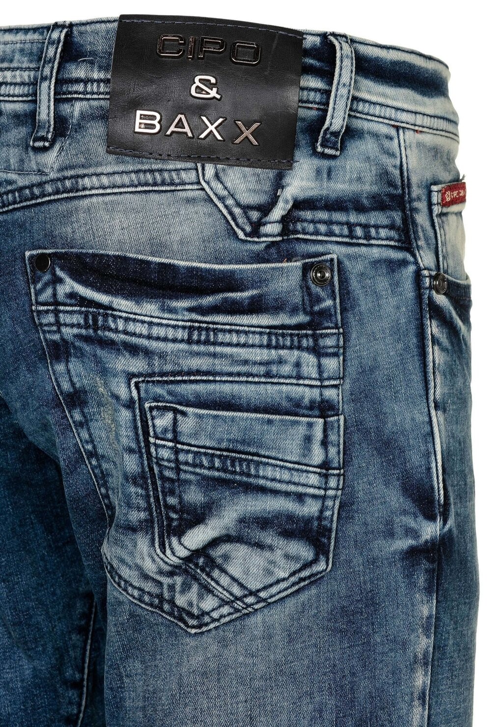 

Джинсы облегающего кроя Cipo & Baxx, синий