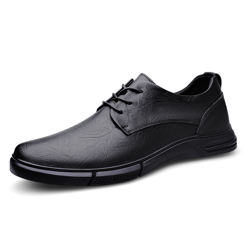 

Повседневные кожаные туфли мужские DILIKAN, Black