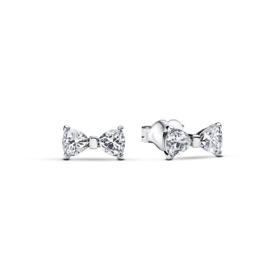 

Серьги Sparkling Small Bow Stud Pandora, стерлинговое серебро