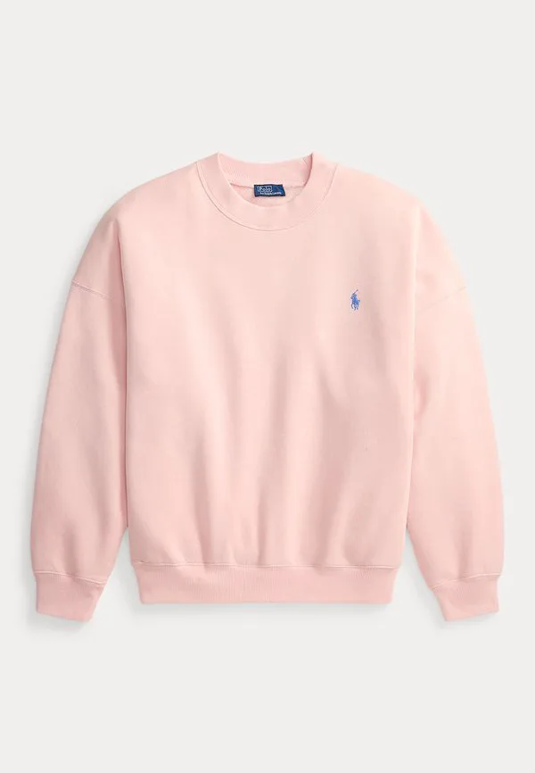 Флисовая толстовка с круглым вырезом Polo Ralph Lauren, Pink Sand — фото 4