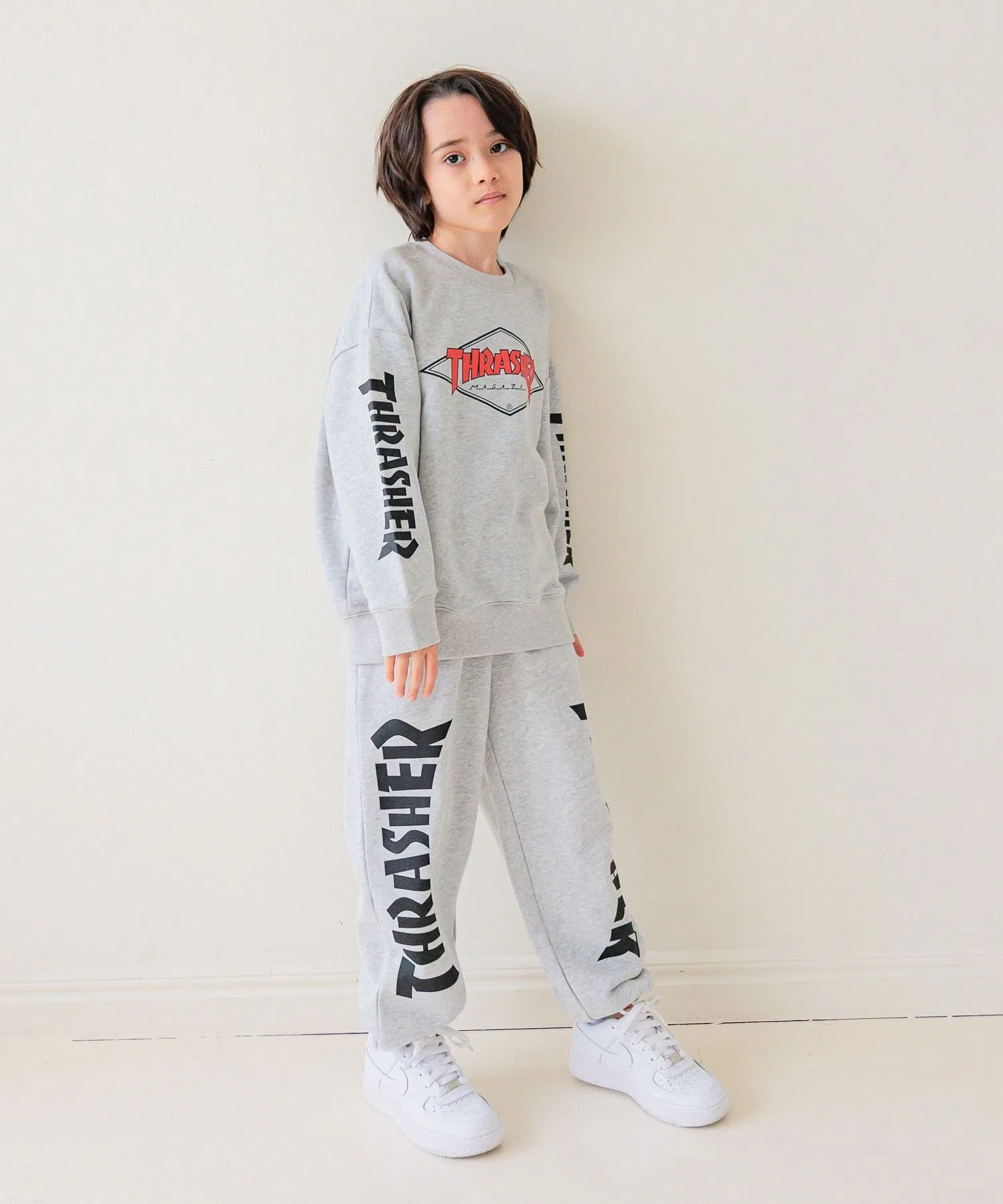 【THRASHER】 Эксклюзивные спортивные штаны с логотипом (детские) — фото 3
