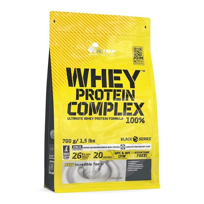 

Протеиновая добавка Olimp Whey Protein Complex 100% o Smaku Czekoladowym, 700 g