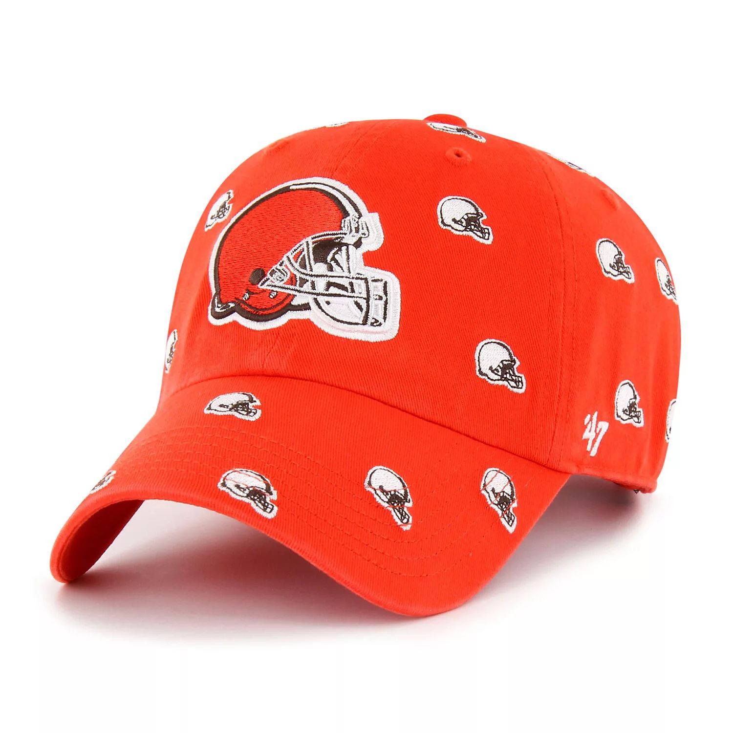 

Женская регулируемая шляпа с логотипом '47 Orange Cleveland Browns Confetti Clean Up