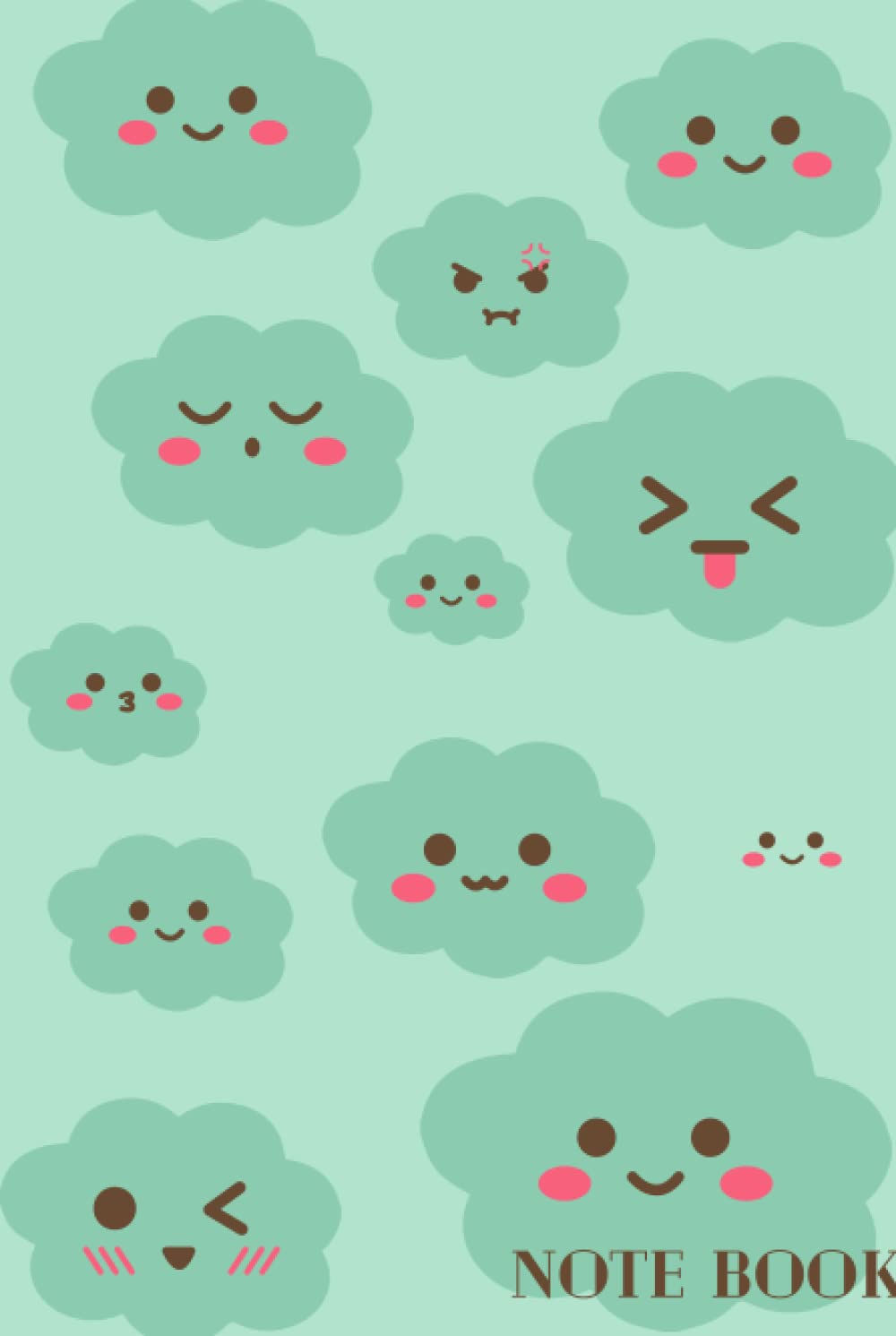 

Note book: Clouds * Achieve Your Goals with Motivation, Mindfulness, Focus * Undated * 6x9" * blue (German Edition) (Independently published)