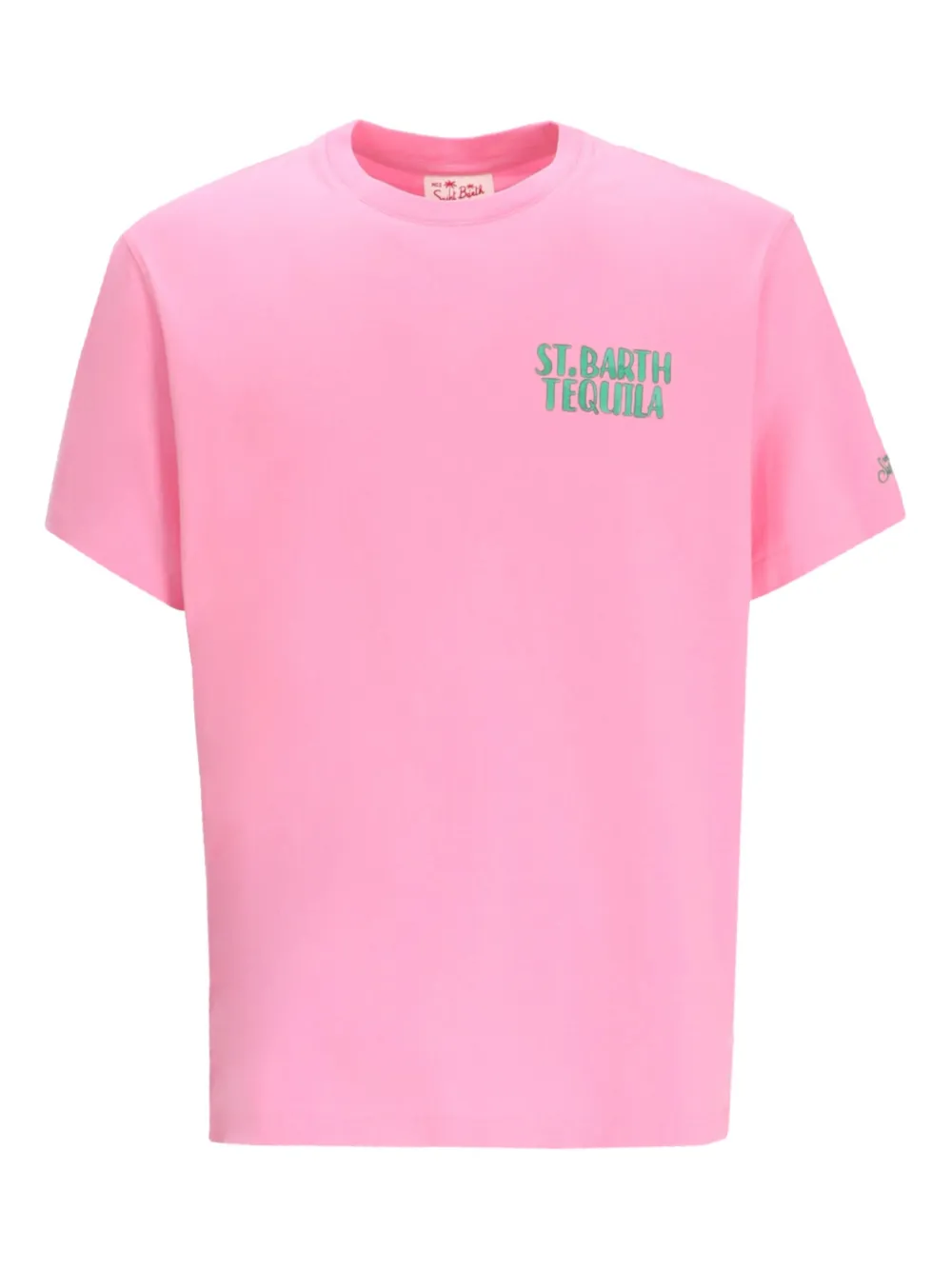 

Футболка с логотипом MC2 SAINT BARTH, розовый