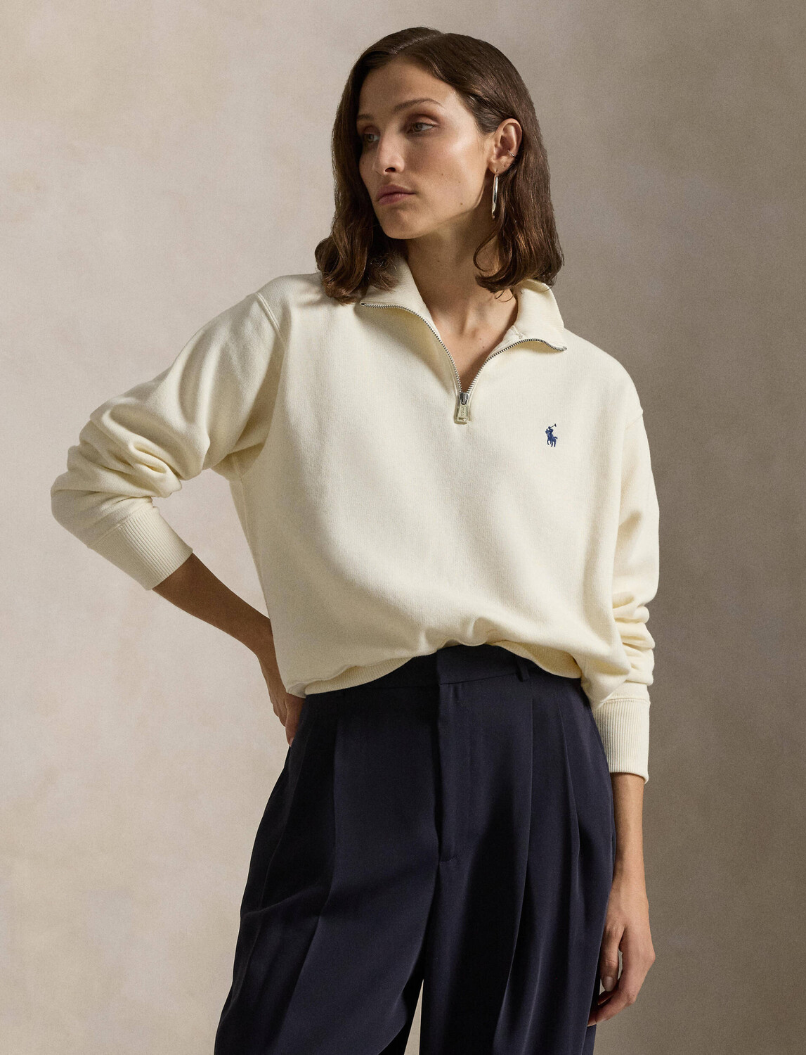 

Толстовка POLO RALPH LAUREN Regular Fit, кремовый