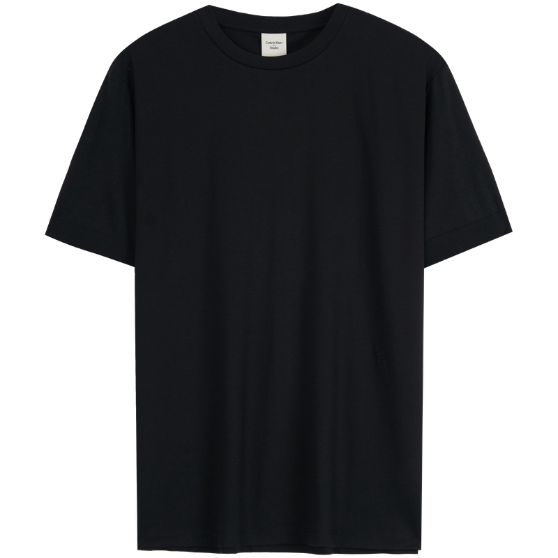 

Мужские футболки с круглым вырезом, средней толщины Calvin Klein, ub1-space черный