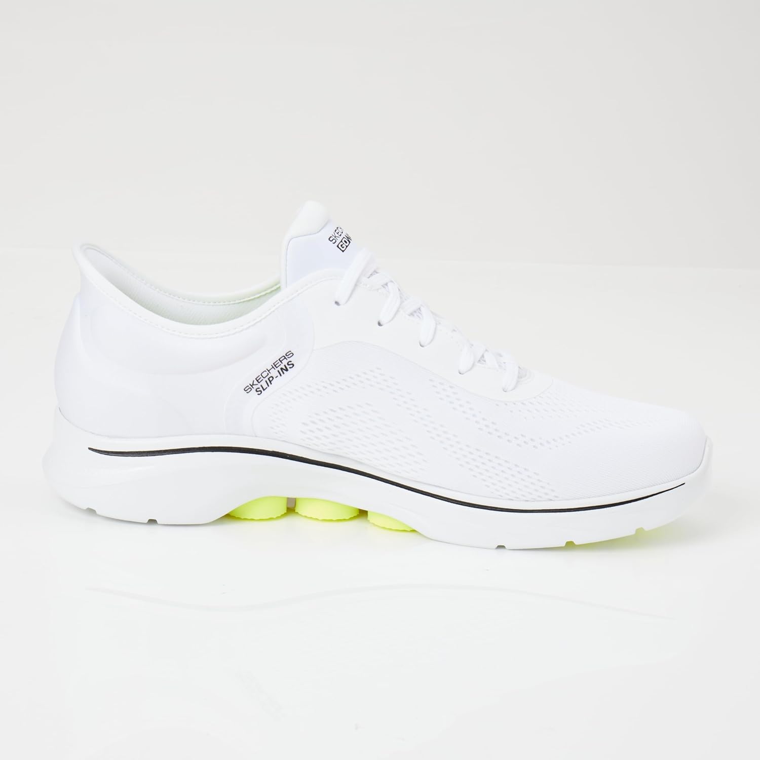 Мужские слипоны Skechers Hands Free Go Walk 7 - Valin, белый — фото 4