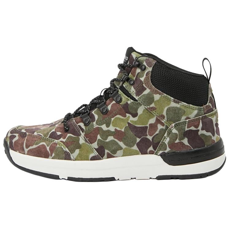 

Кроссовки для походов/трекинга женские, камуфляжные, средней высоты Toread, цвет Black/Camouflage