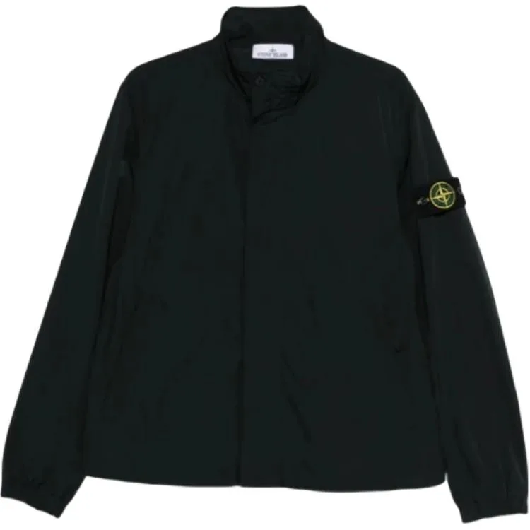 Куртка с лого-нашивкой STONE ISLAND, черный