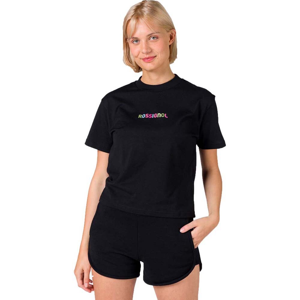 

Футболка с коротким рукавом Rossignol Embroidery, черный