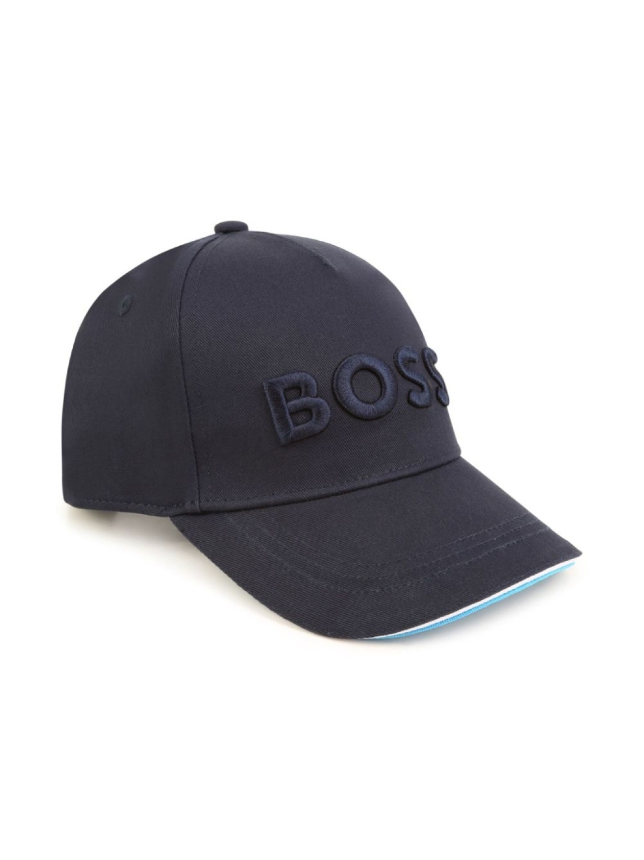 

BOSS Kidswear бейсболка с вышитым логотипом, синий