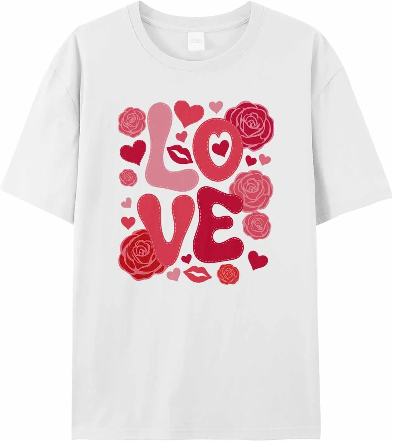 

Мужская футболка Love Rose Flower с коротким рукавом jdudh