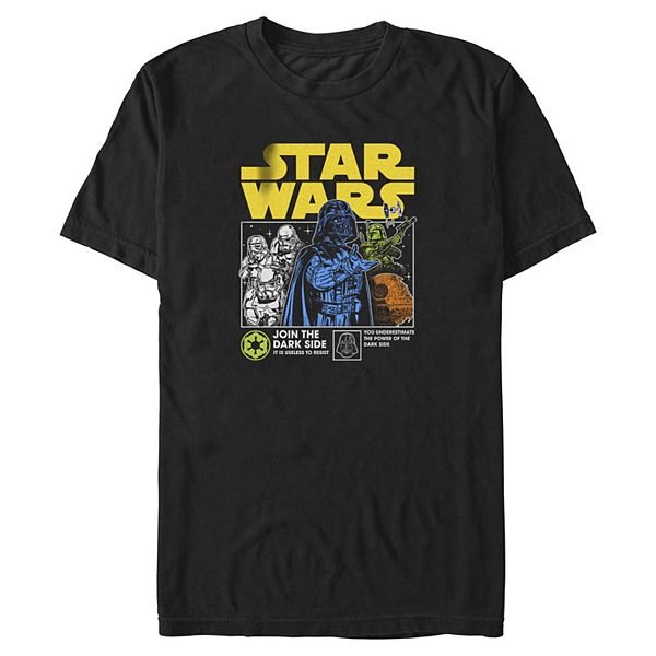 

Футболка с принтом Big & tall join the dark side Star Wars