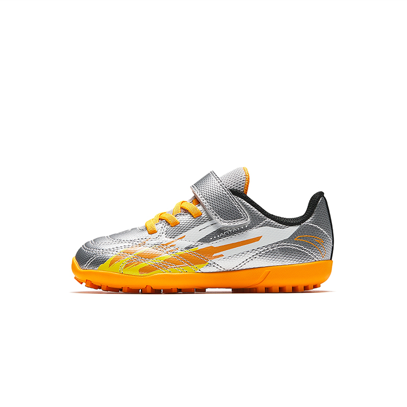 

Детские футбольные бутсы Pre school Antakids, Metallic Titanium/Anta белый/Electric Glow оранжевый