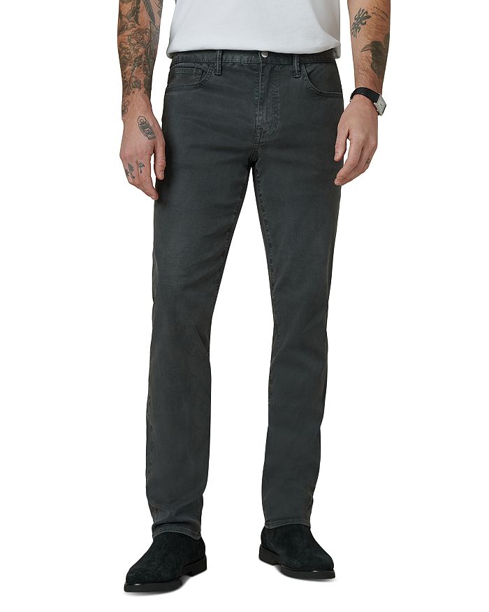 

Брюки прямые зауженные Brixton Straight Slim Twill Joe's Jeans, серый