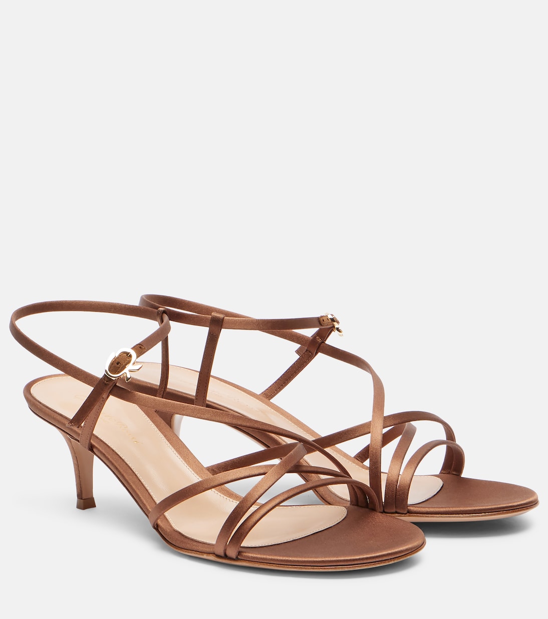 Сатиновые босоножки Gianvito Rossi, Texas
