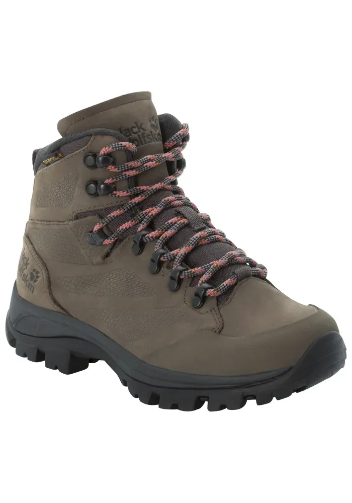 Трекинговые туфли Jack Wolfskin "REBELLION TEXAPORE MID W", коричневый — фото 3
