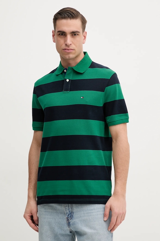 

Поло Tommy Hilfiger, зеленый