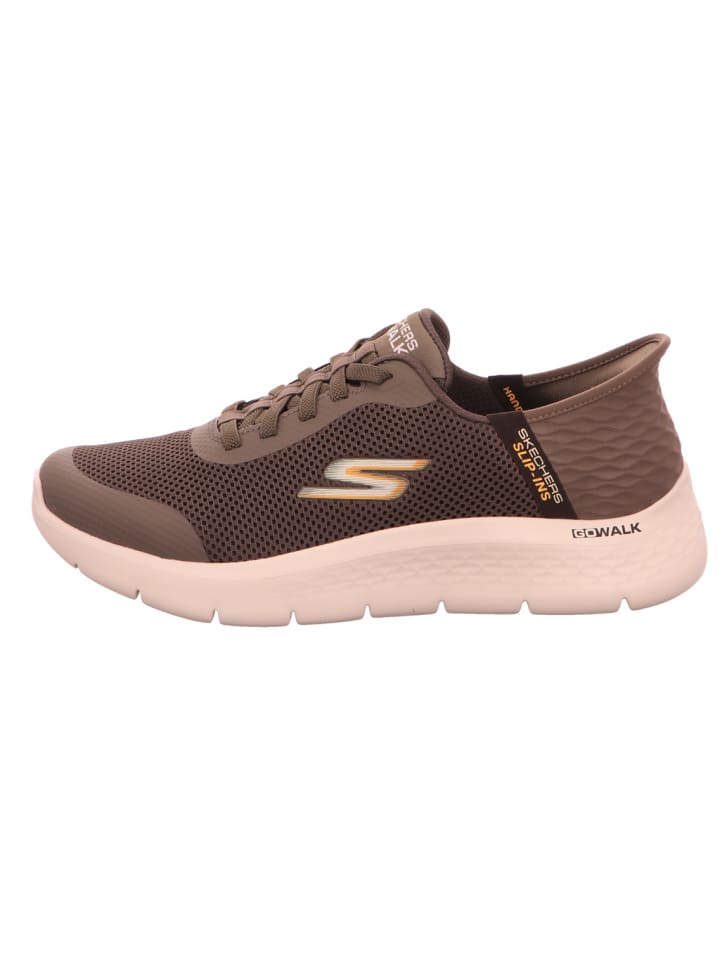 Skechers Лоферы коричневого цвета — фото 3