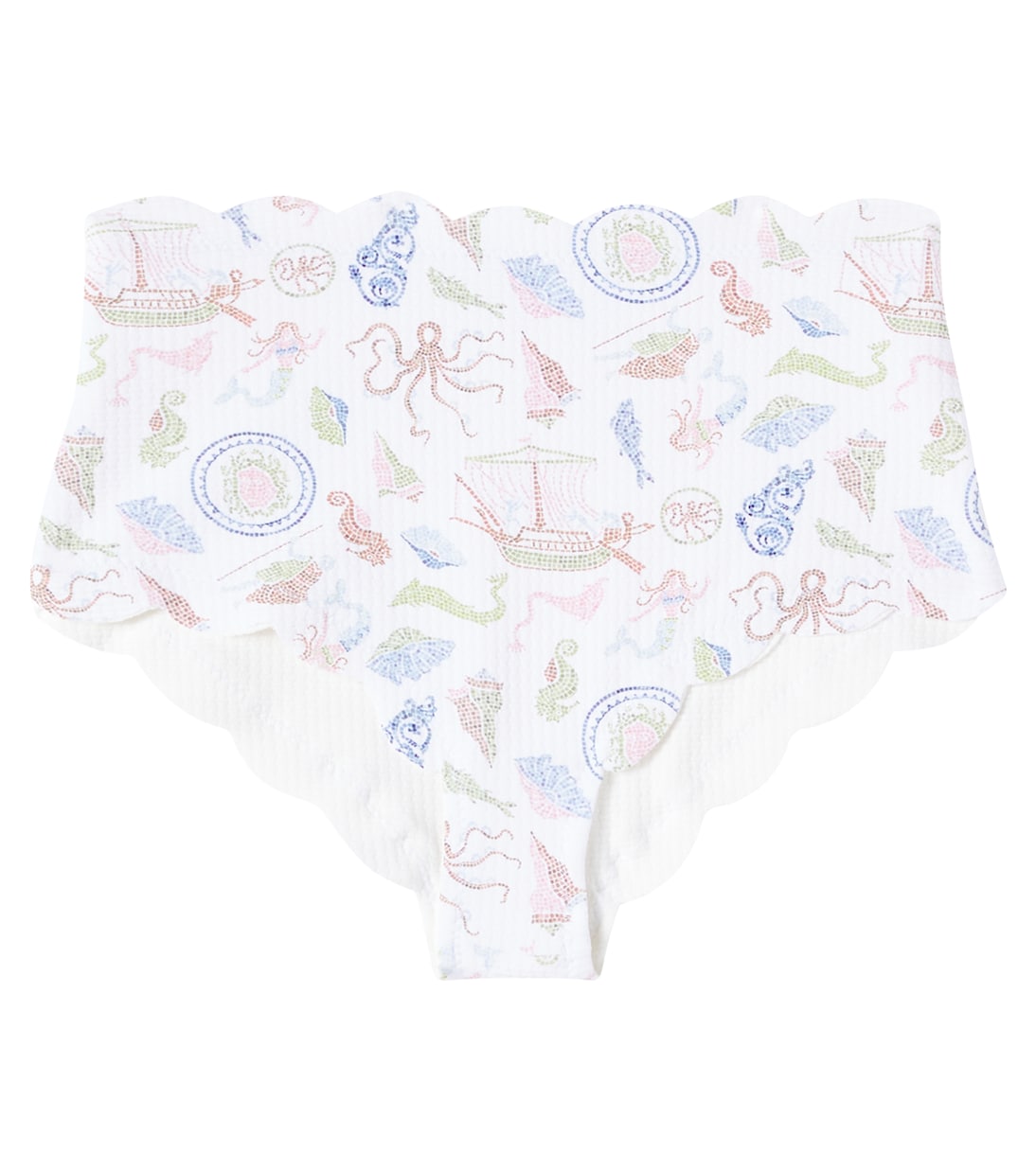 

Бикини-трусики Bumby Palm Springs с фигурным краем Marysia Bumby, Cameo Print 1