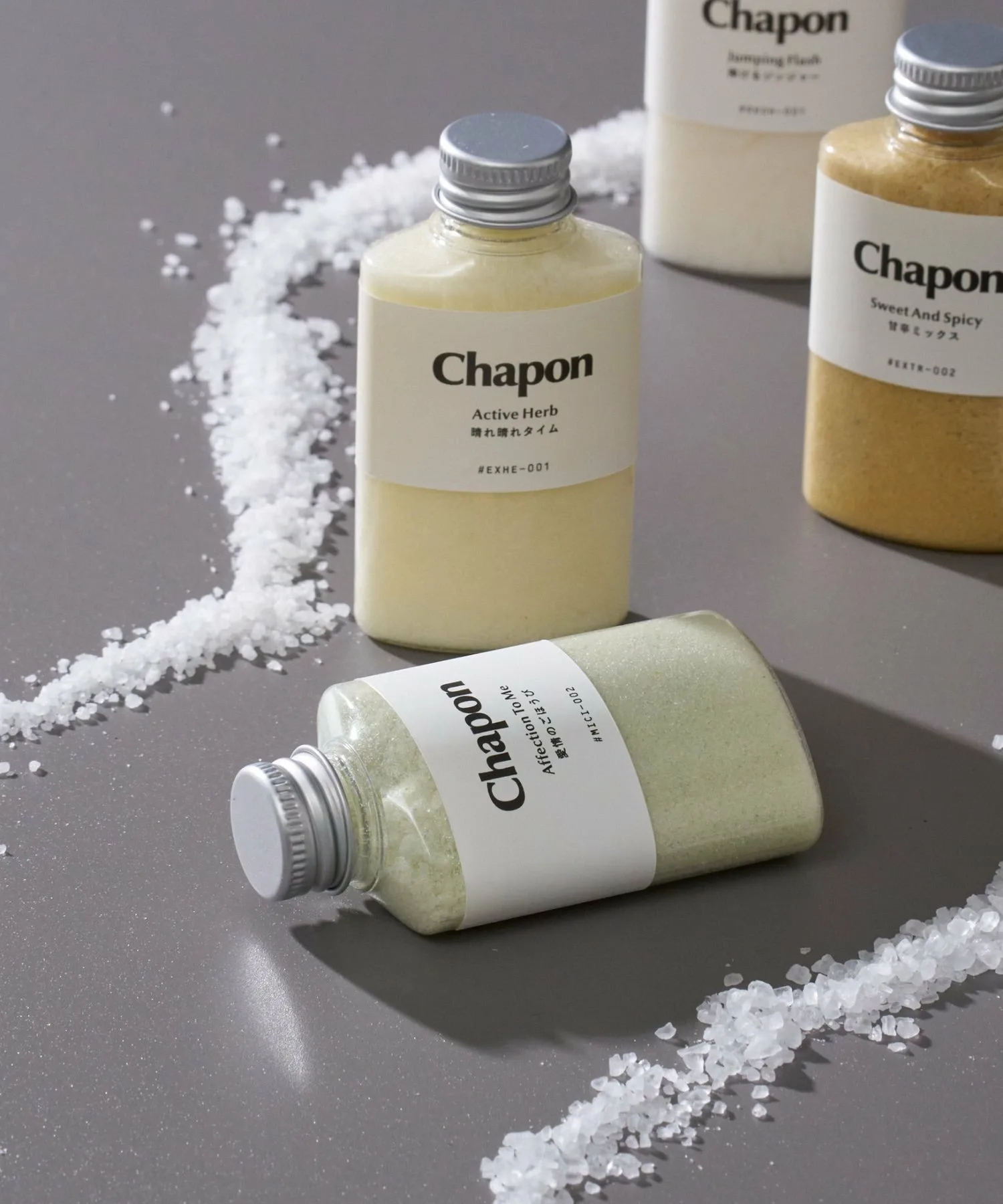 Ароматическая соль для ванны Chapon, набор из 4 штук Birthday Bar, White and other 6 — фото 2