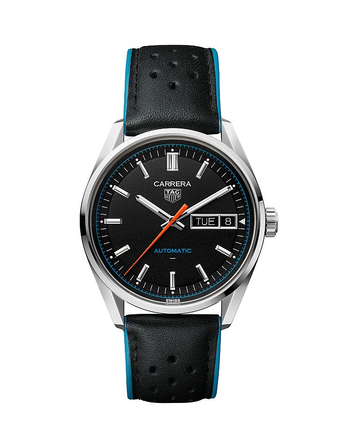

Часы Carrera Automatic, 41 мм TAG Heuer, черный