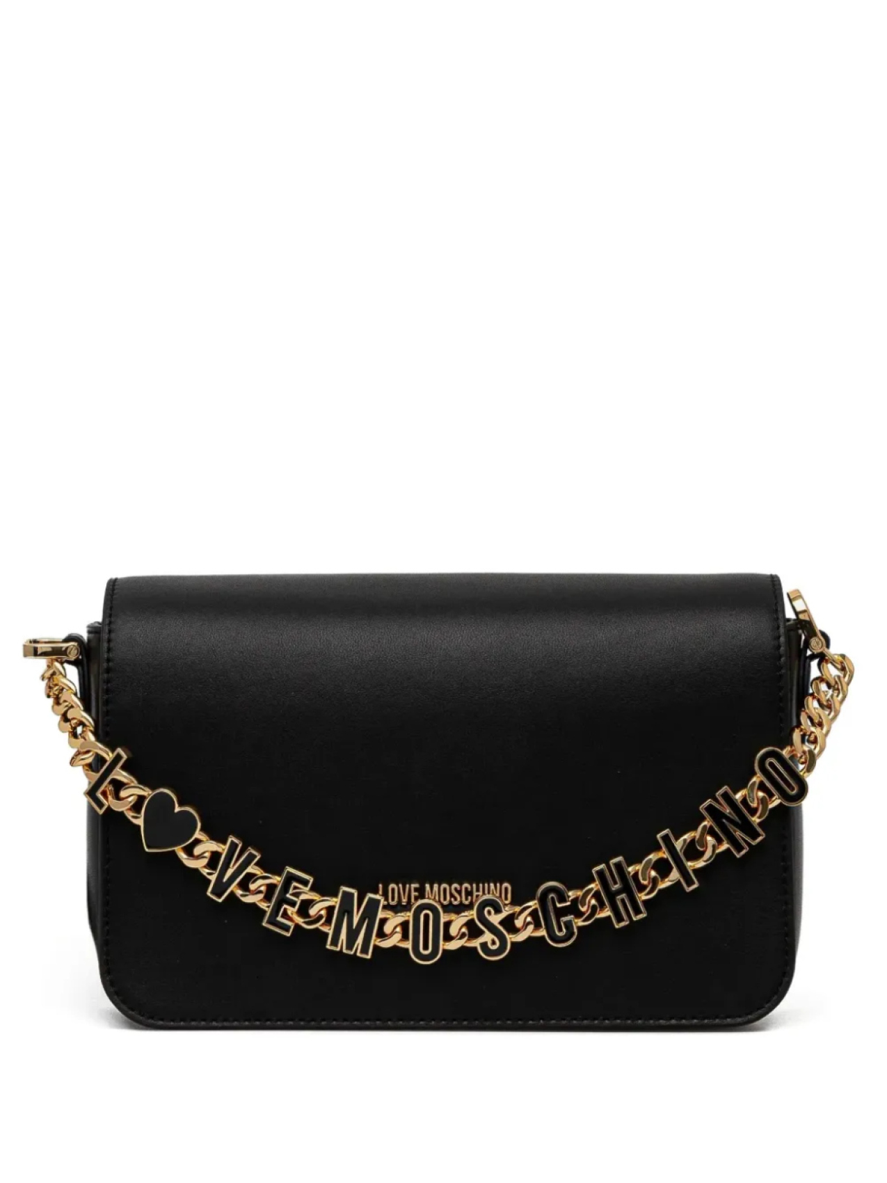 

Love Moschino сумка-тоут с подвеской-логотипом, черный