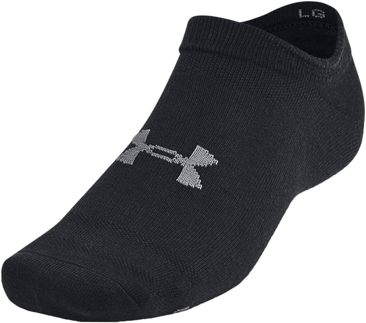 

Under Armour Kids' Essential 2.0 легкие носки ноу-шоу (6 пар), (001) Black/Black/Castlerock