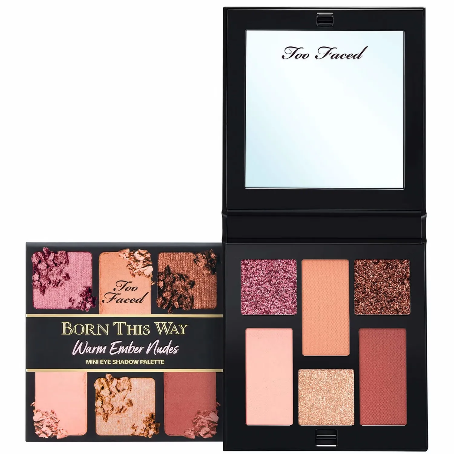 

Мини-палитра теней Born This Way Warm Ember Nudes Too Faced