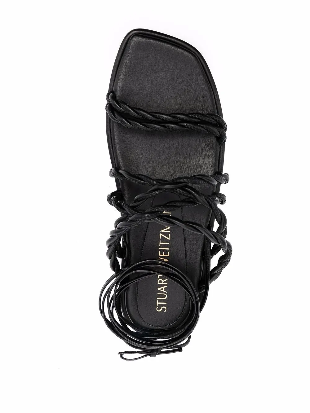 Сандалии Calypso на плоской подошве Stuart Weitzman, черный — фото 4