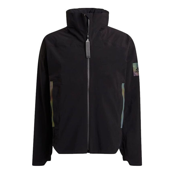 

Куртка Men's adidas Myshelter Jkt Outdoor Sports Loose Rainproof Hooded Logo Jacket Black, черный