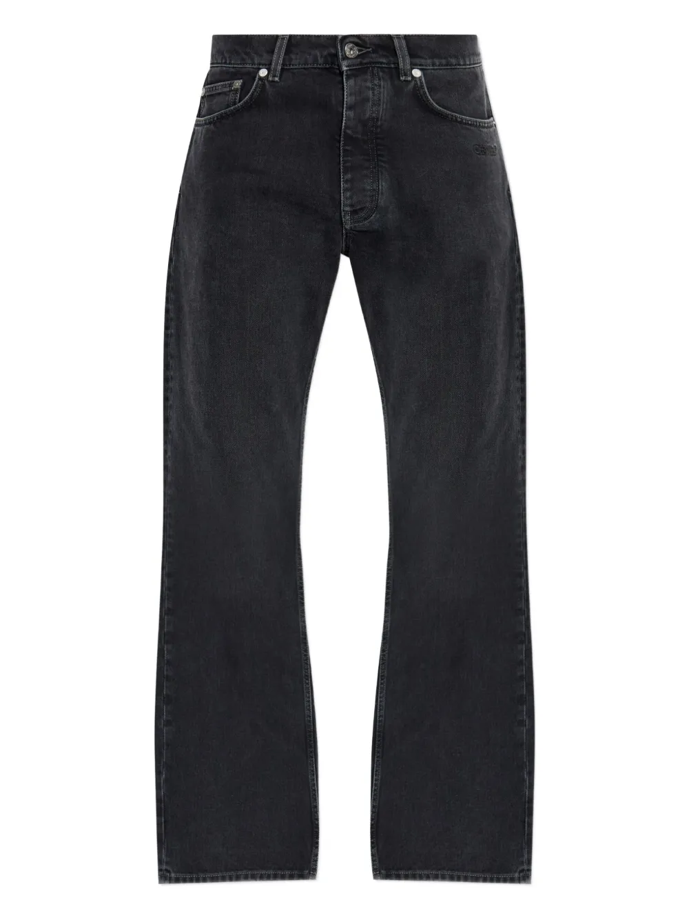 

Джинсы с вышитым логотипом Off-White, черный