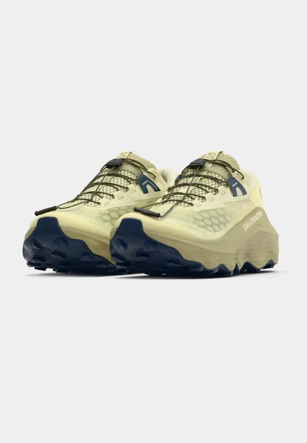 Кроссовки для трейлраннинга ultra glide 4 Salomon, Transparent Yellow/Bog/Gibraltar Sea — фото 3
