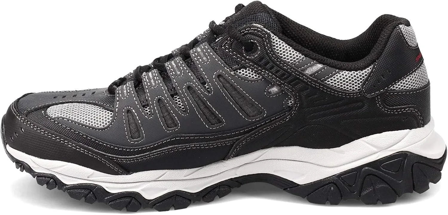 Мужские кроссовки Skechers Sport Afterburn Memory Foam Lace, черный — фото 4