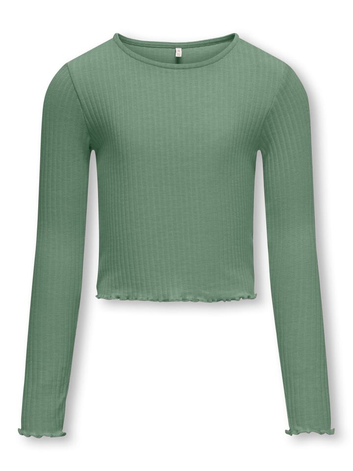 

Лонгслив KIDS ONLY Langarmshirt KOGNELLA L/S O-NECK TOP, цвет hedge green