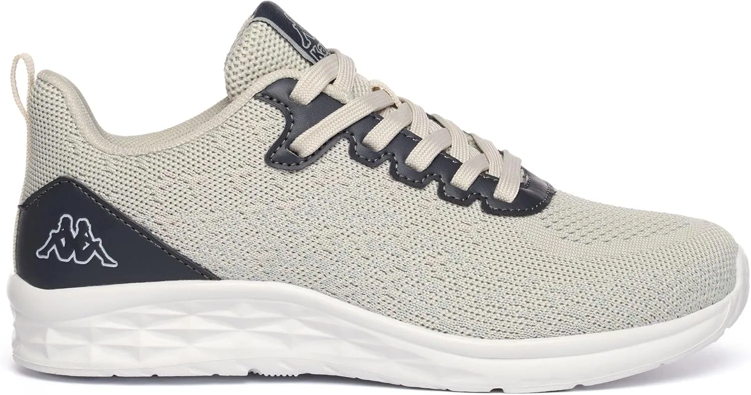 Беговые кроссовки Kappa Unisex с логотипом Rostie, Grey Lt Grey Shadow — фото 2