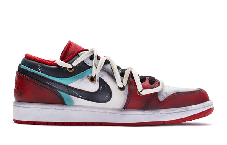 

Кроссовки Air JORDAN 1 Vintage Basketball Shoes Women's Mid-Top Red White