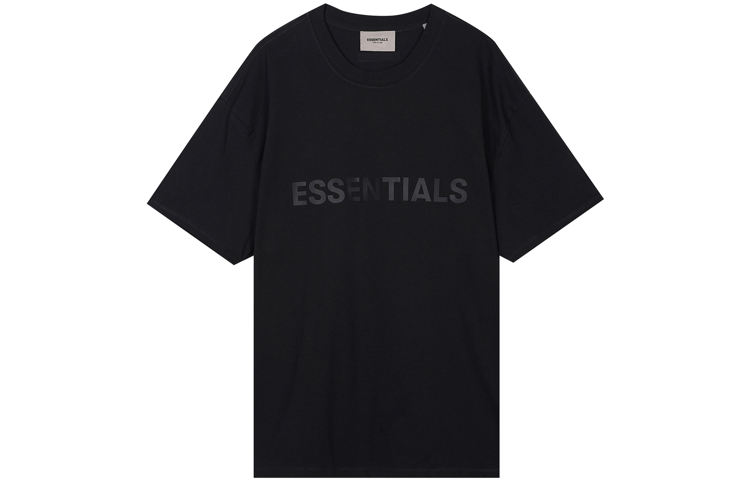 

3D Силиконовый Апплике Бокси Футболка Fear Of God Essentials