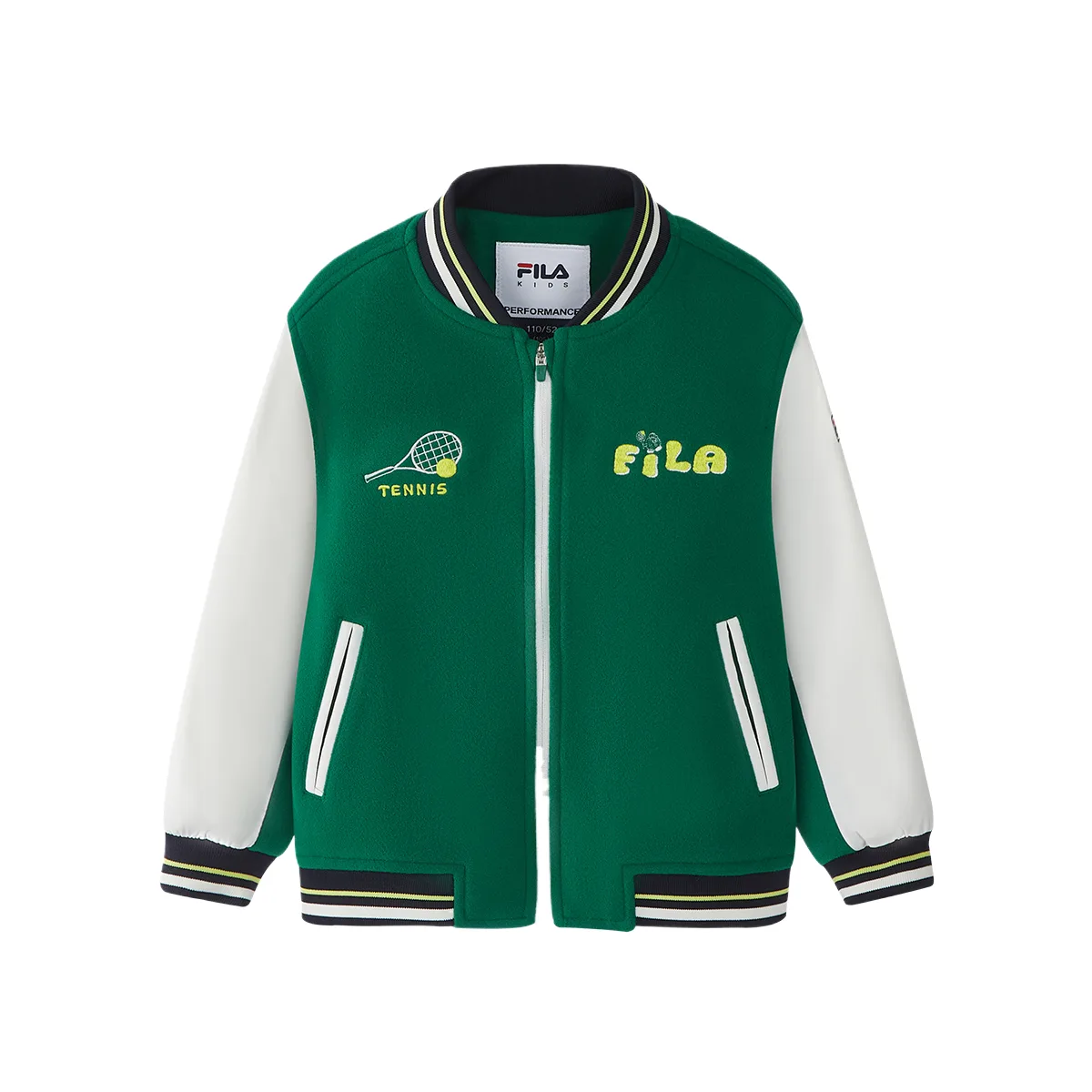 FILA KIDS Куртка темный зеленый лук для детей 3-7 лет