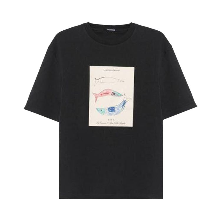 

Футболка Jacquemus Postcard Printed T-Shirt 'Arty Hotel Navy', синий